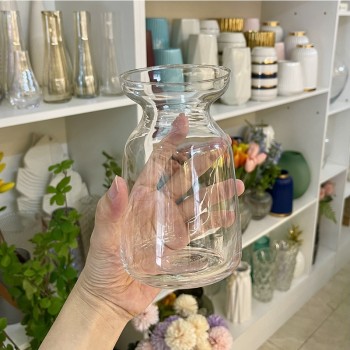 Bình cắm hoa thủy tinh mỏng cổ nhỏ